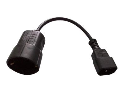 EATON Adapter 10A IEC320 C14 auf SCHUKO Buchse - Vorderansicht