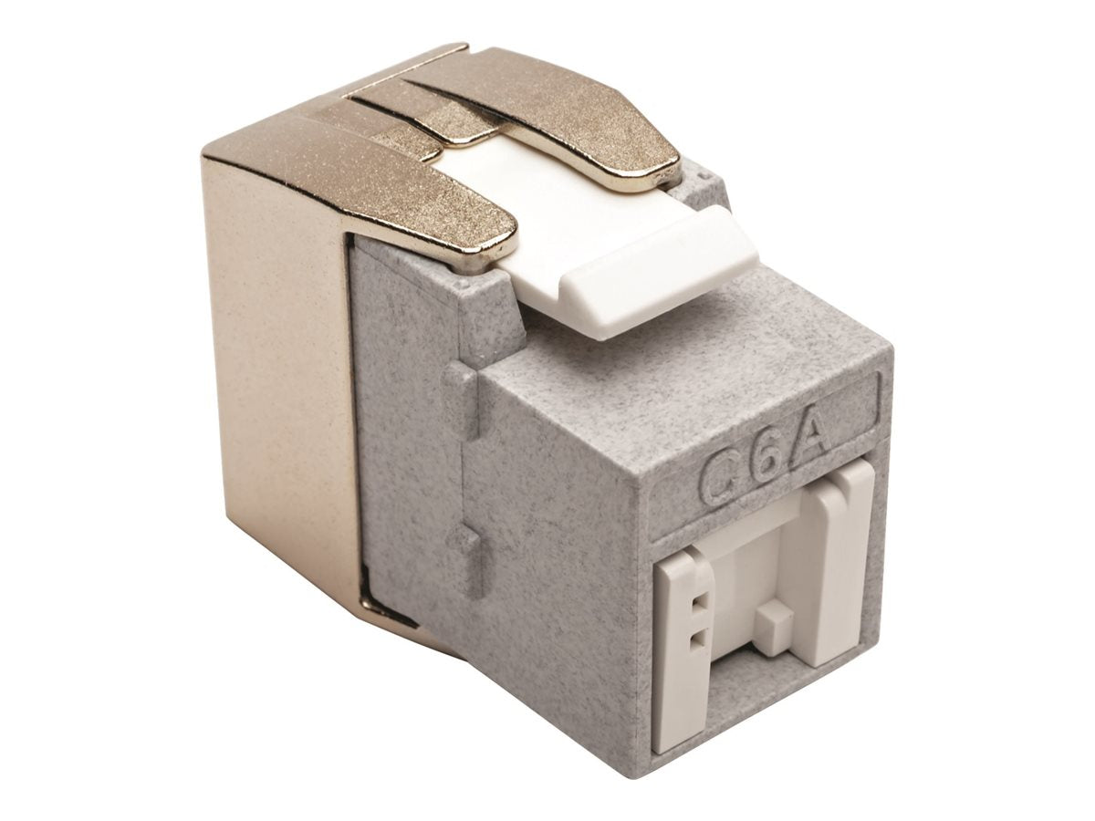 EATON TRIPPLITE Toolless Cat6a Keystone Jack Vorderansicht