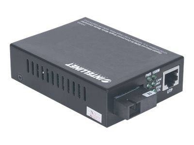 INTELLINET Gigabit Ethernet WDM bidirektionaler Medienkonverter Anschlussansicht