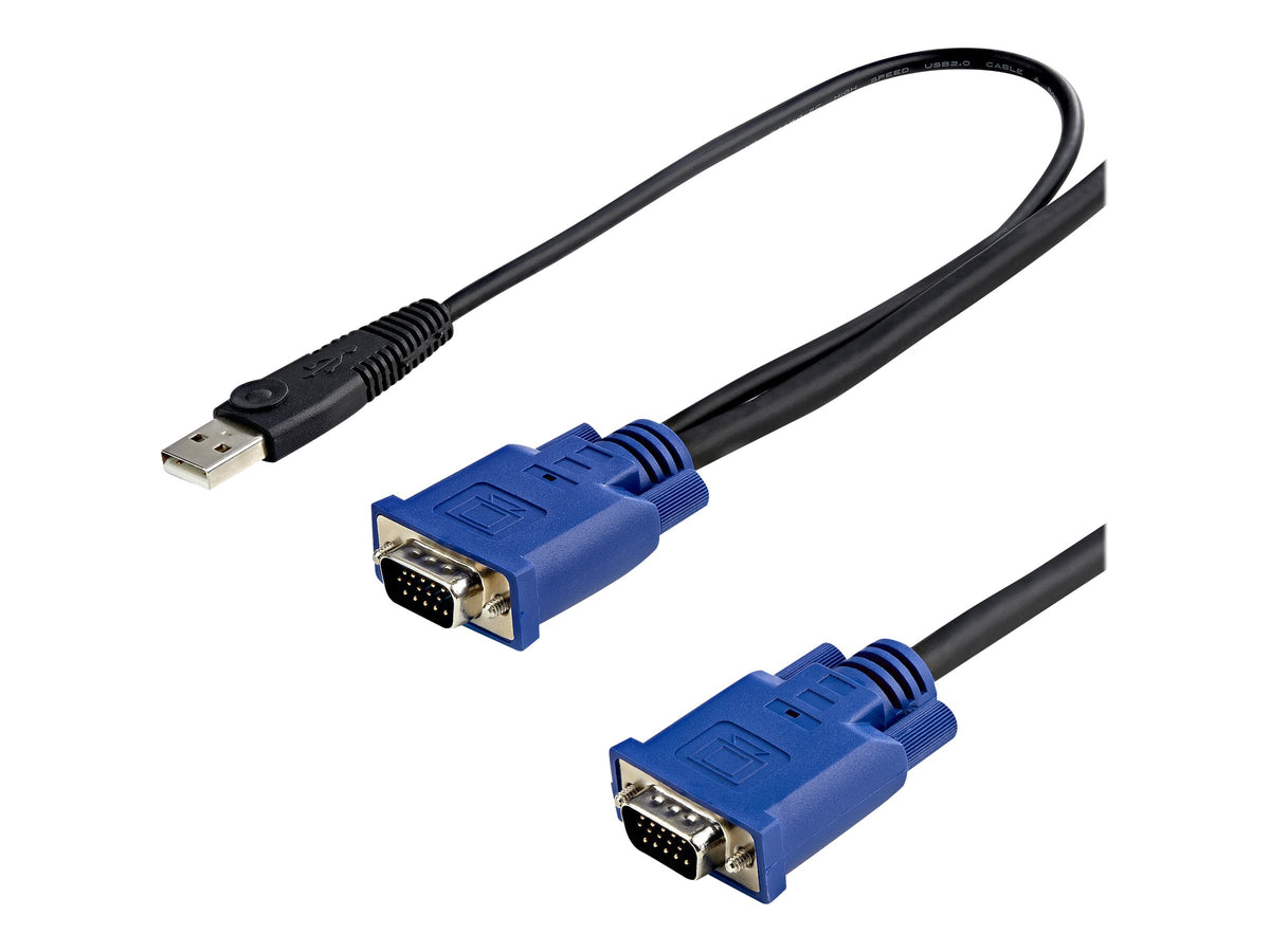 STARTECH.COM KVM Kabel USB VGA für KVm Switch 4,5m - Vorderansicht