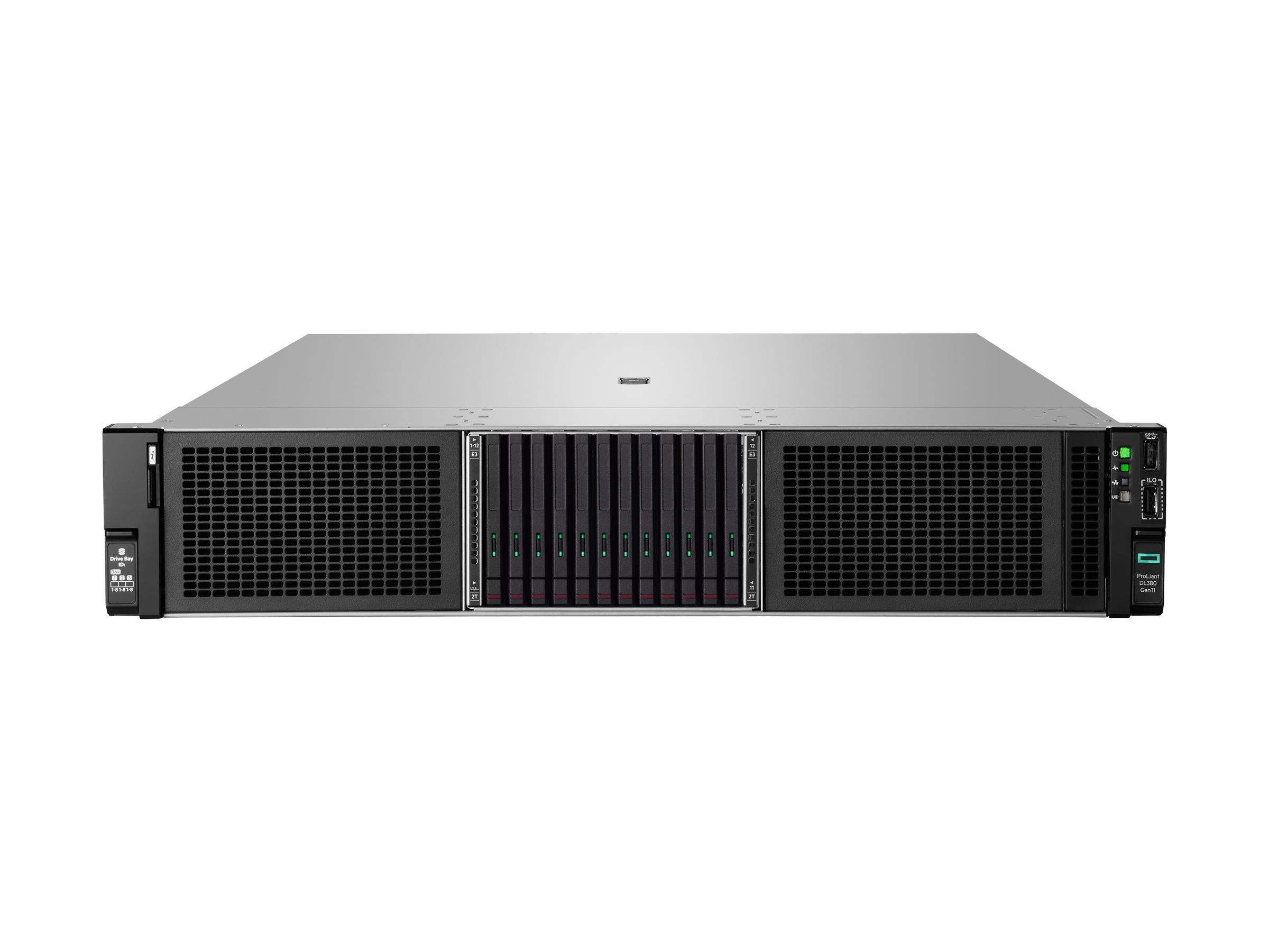 HPE ProLiant DL380 Gen11 2HE Xeon-S 4510 12-Core 2.4GHz 2x32GB-R 12xLFF Hot Plug 2x8TB HDD MR416i-p 2x1000W Server