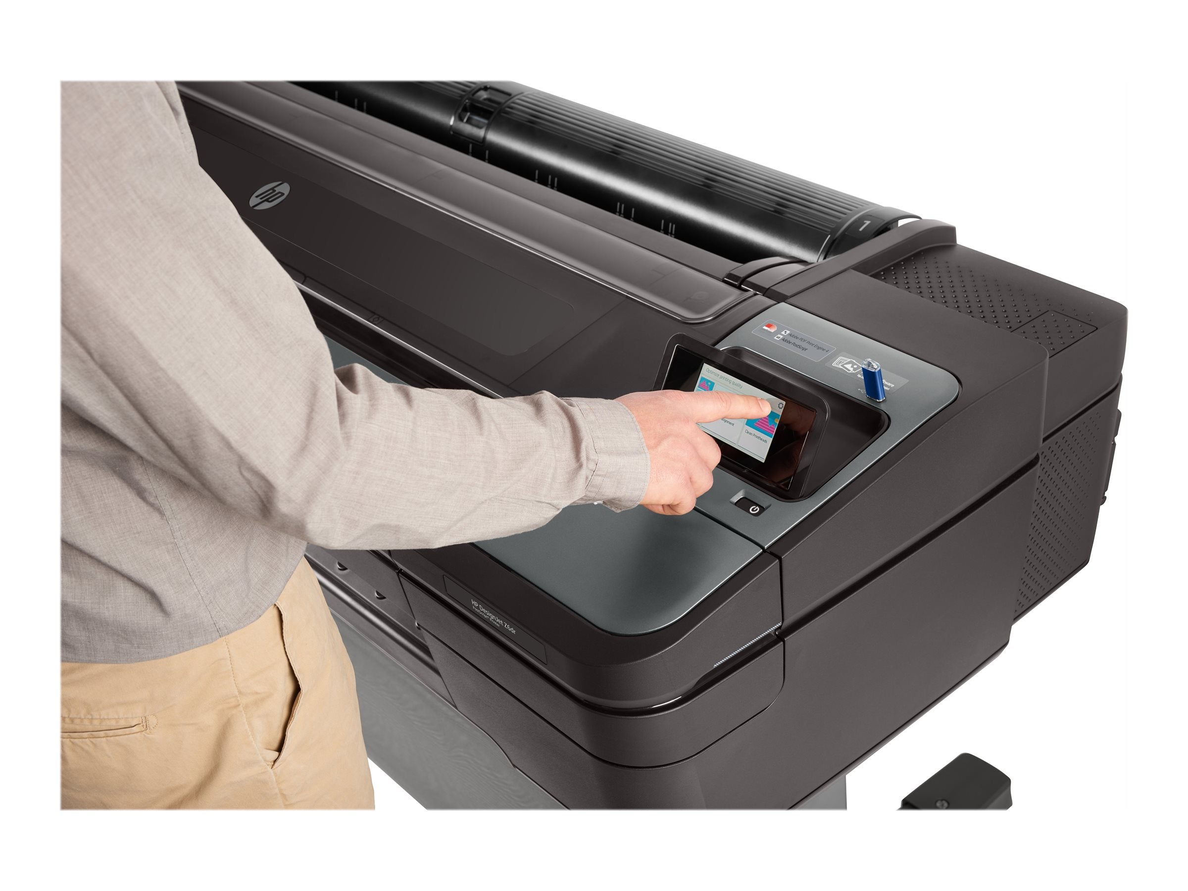 HP DesignJet Z6dr 44Zoll Drucker Vorderansicht