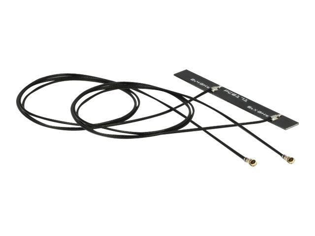 DELOCK WLAN 802.11 ac/a/h/b/g/n Doppelantenne Vorderansicht