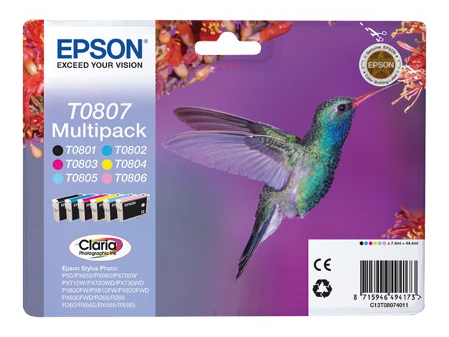 EPSON T0807 Tintenpatrone Detailansicht