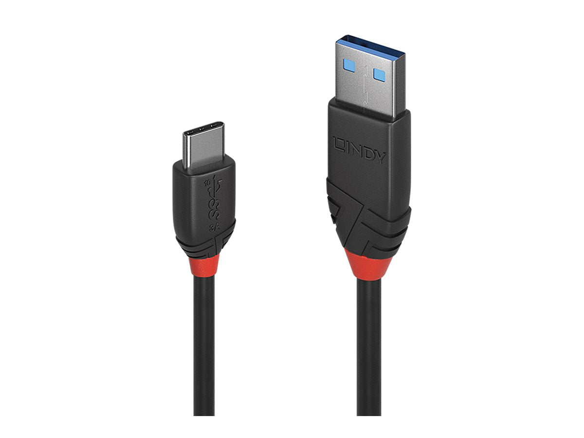 LINDY 1,5m USB 3.1 Typ A an C Kabel Vorderansicht