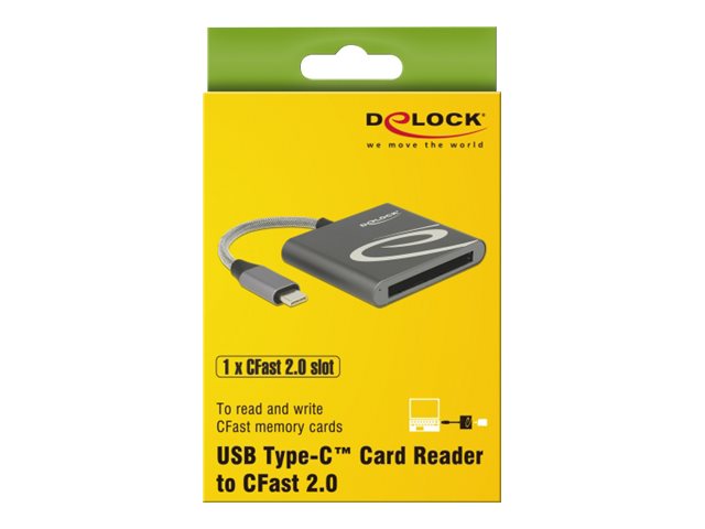 DELOCK USB Type-C Card Reader Verpackung