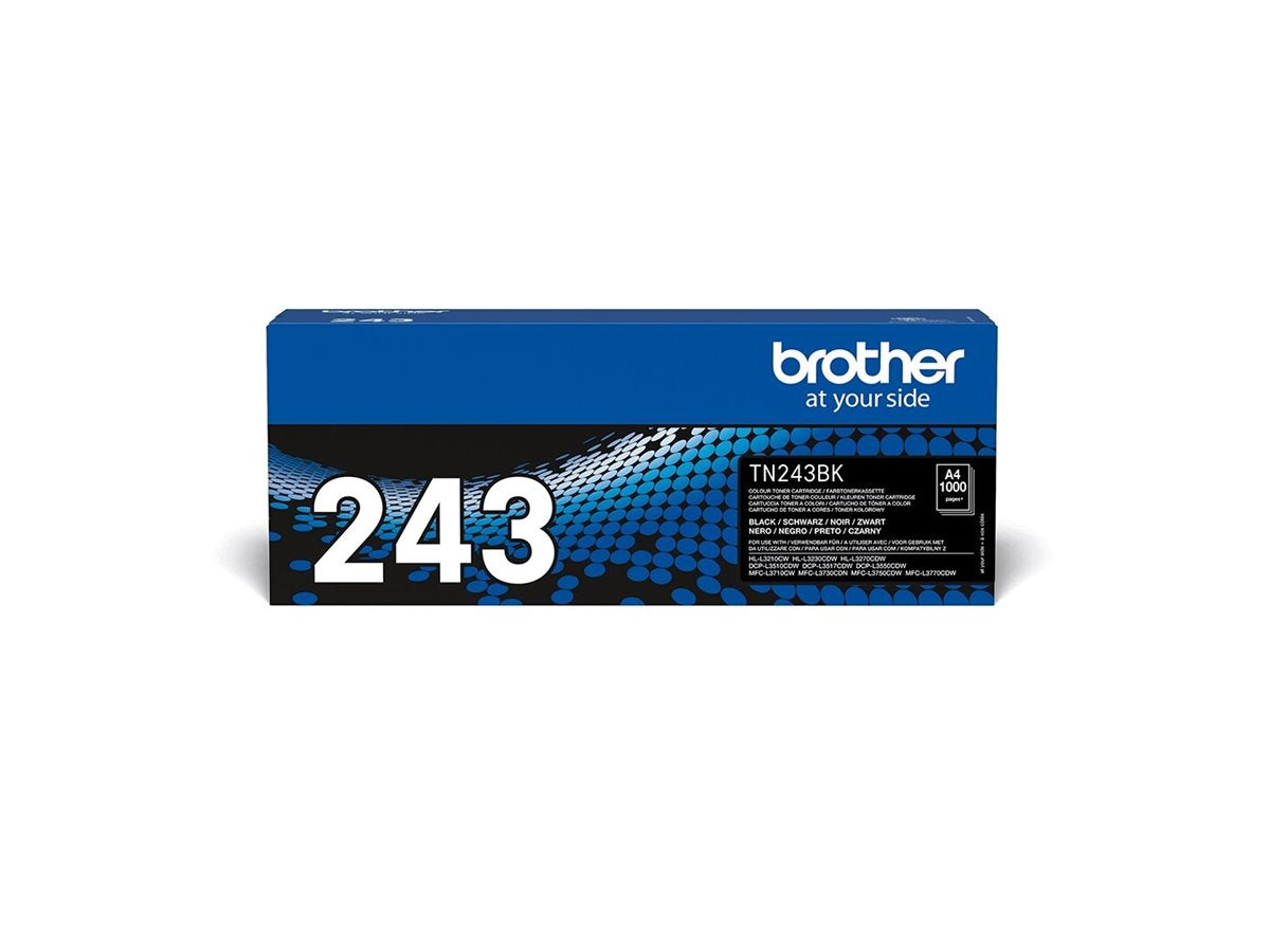 BROTHER Black standard toner TN243BK Verpackung