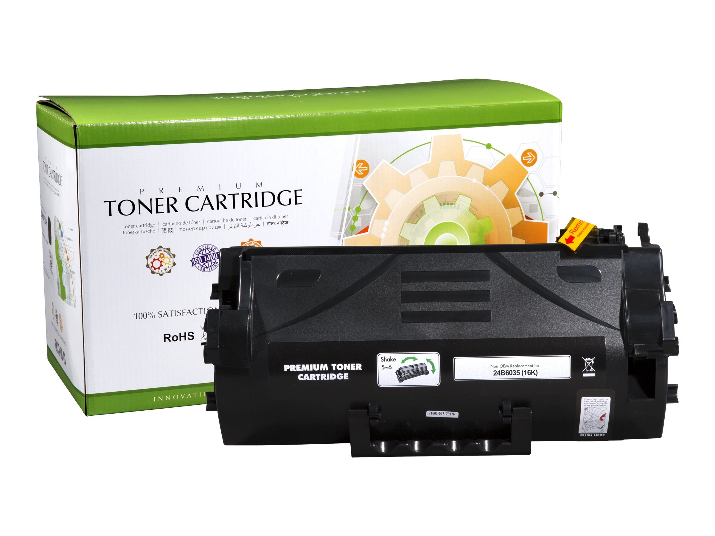 STATIC Toner cartridge compatible with Lexmark 24B6035 - Vorderansicht