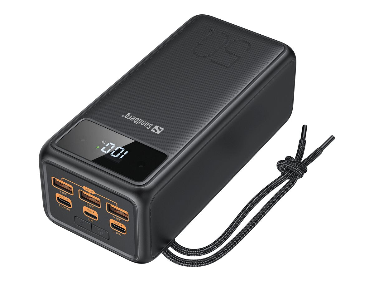 SANDBERG Powerbank USB-C PD 130W 50000mAh Verpackung