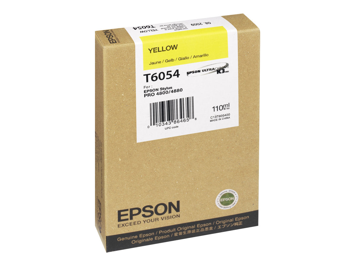 EPSON T6054 Tinte gelb Vorderansicht