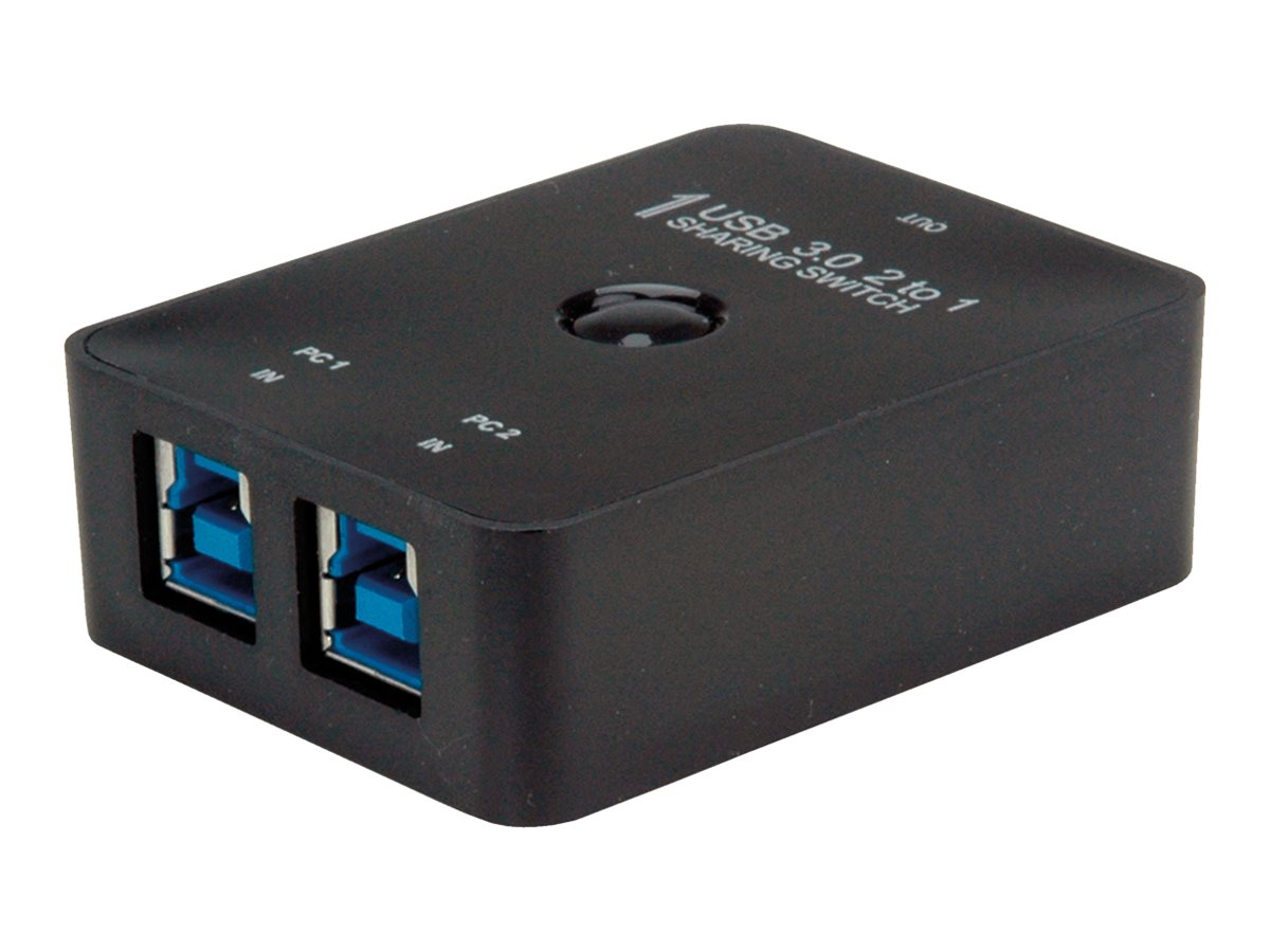 VALUE Manueller USB 3.2 Gen 1 Switch 2 Ports Vorderansicht
