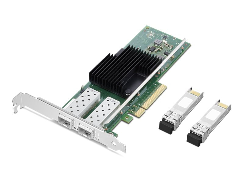Vorderansicht des LENOVO ThinkStation Intel X710-DA2 10Gb Dual Port SFP+ Ethernet Adapters