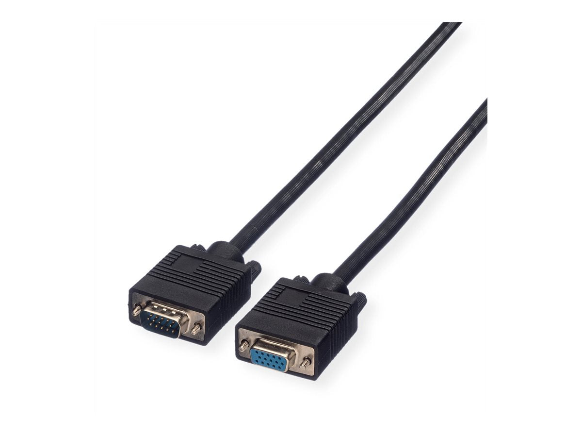 ROLINE VGA-Kabel HD15 m/w 2m Verlängerungskabel Verpackung