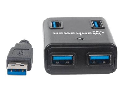 MANHATTAN USB 3.0 Hub 4 Ports Seitenansicht