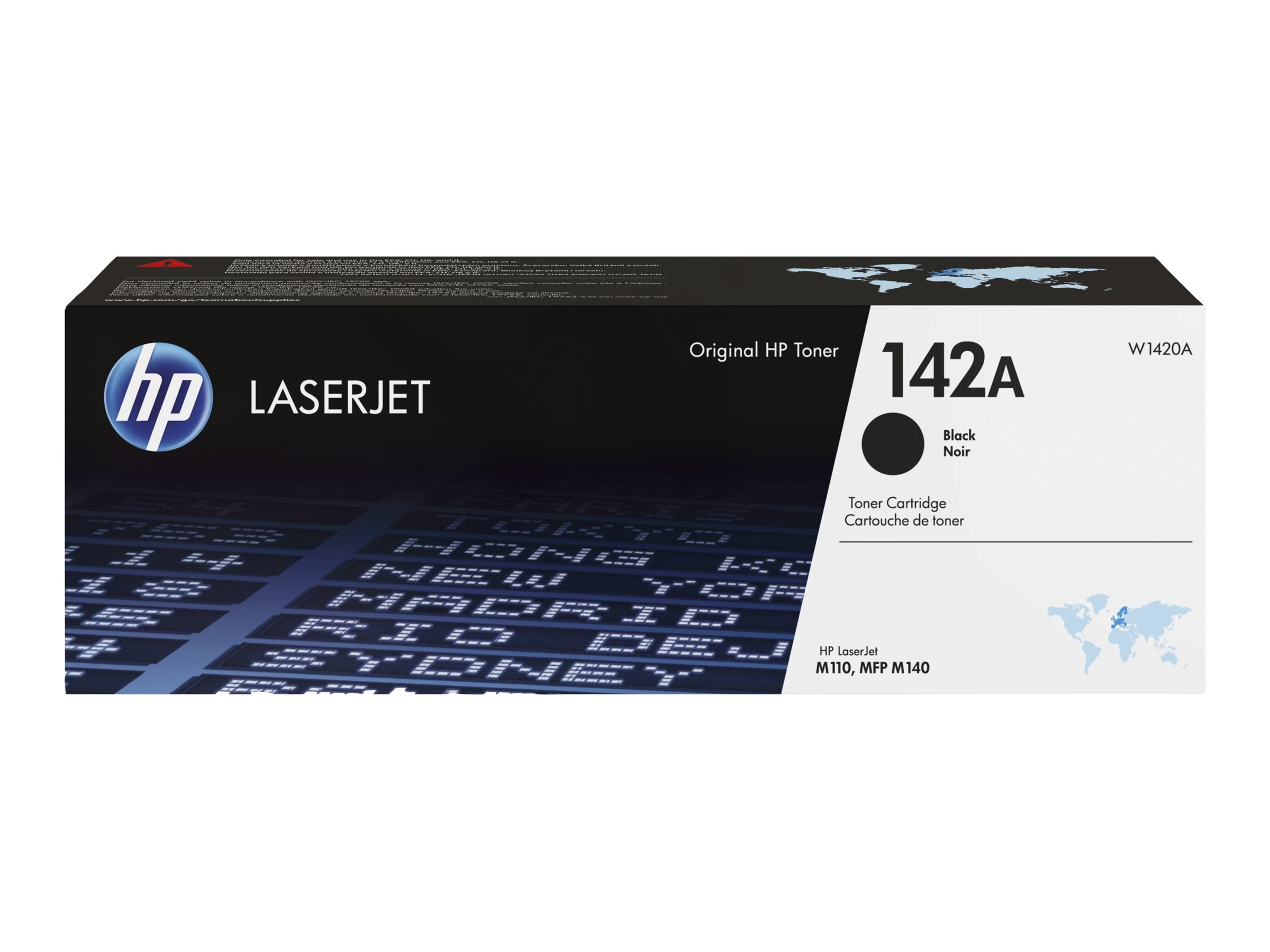 HP 142A Black Original LaserJet Toner Cartridge - Vorderansicht