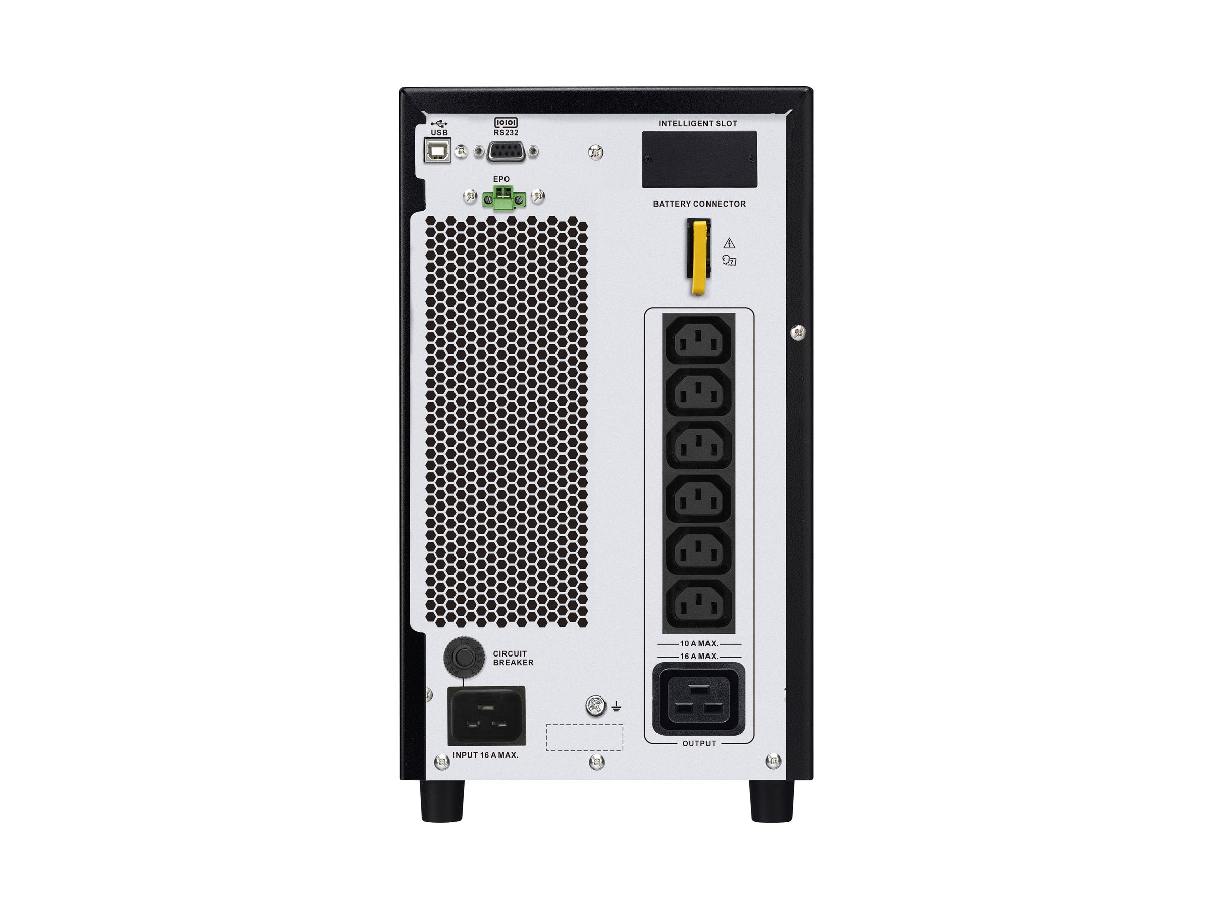 APC Easy UPS On-Line UPS tower AC 220/230/240V 2700Watt 3000VA 1-phase lead acid USB serial oc 7 PFC Europe BK RAL 7010
