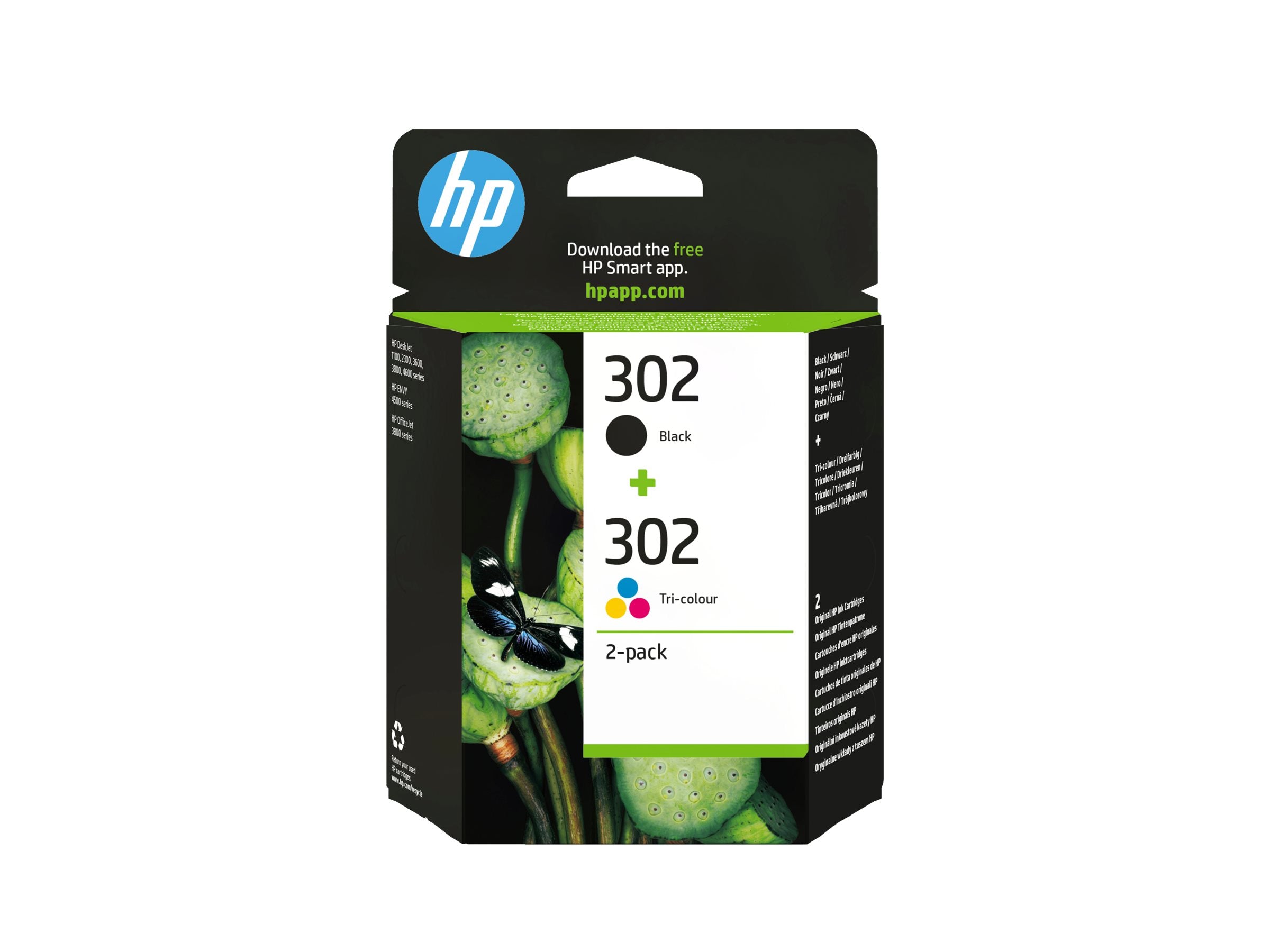 HP 302 original Ink cartridge X4D37AE im Einsatz