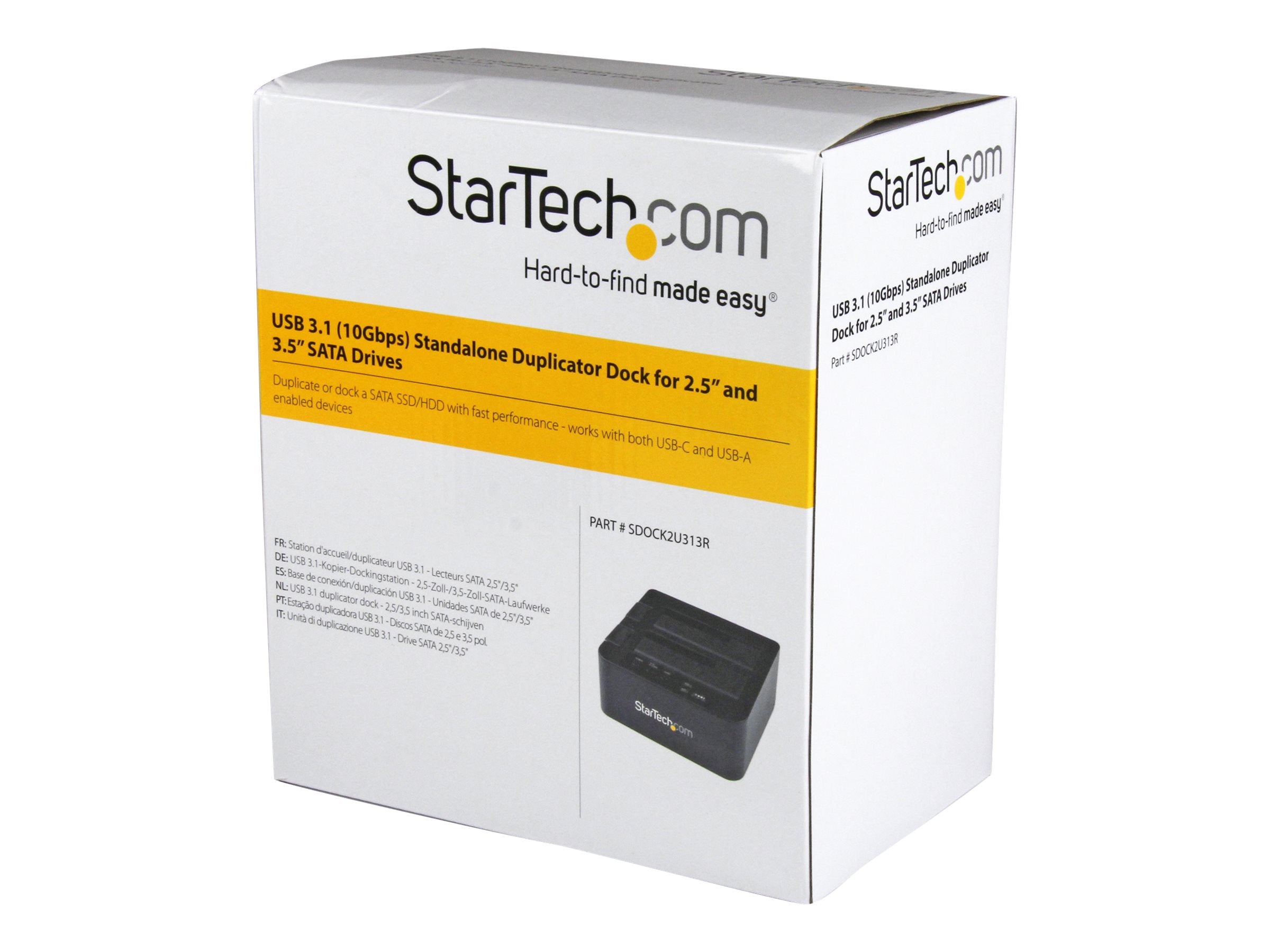 STARTECH.COM USB 3.1 Duplizierer Dockingstation Detailansicht