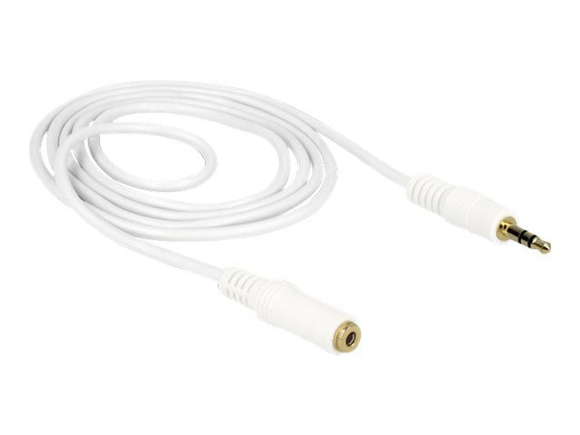 DELOCK Klinkenverlängerungskabel 3,5mm 3 Pin Stecker > Buchse 2m - Vorderansicht