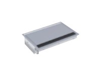 BACHMANN CONI Einbaurahmen 3-fach Edelstahl