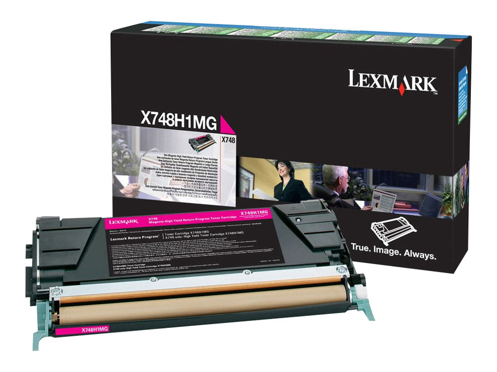 LEXMARK X748 10K Toner magenta hohe Kapazität 10.000 Seiten 1er-Pack With returnprogram