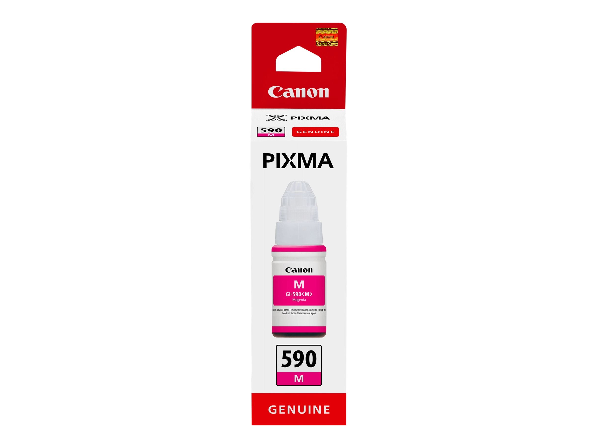 Verpackung der CANON 1LB GI-590M Magenta Ink Bottle