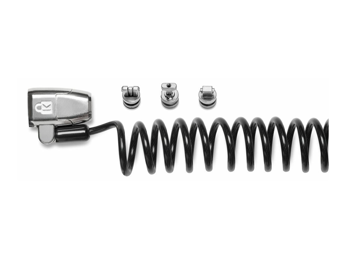 KENSINGTON ClickSafe 2.0 3-in-1 Portable Master Keyed Laptop Lock T-Bar Nano and Wedge Anchors