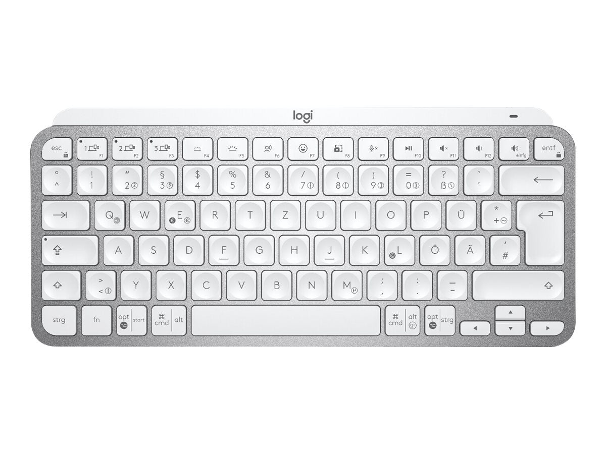 LOGITECH MX Keys Mini Tastatur Pale Grey - Detailansicht