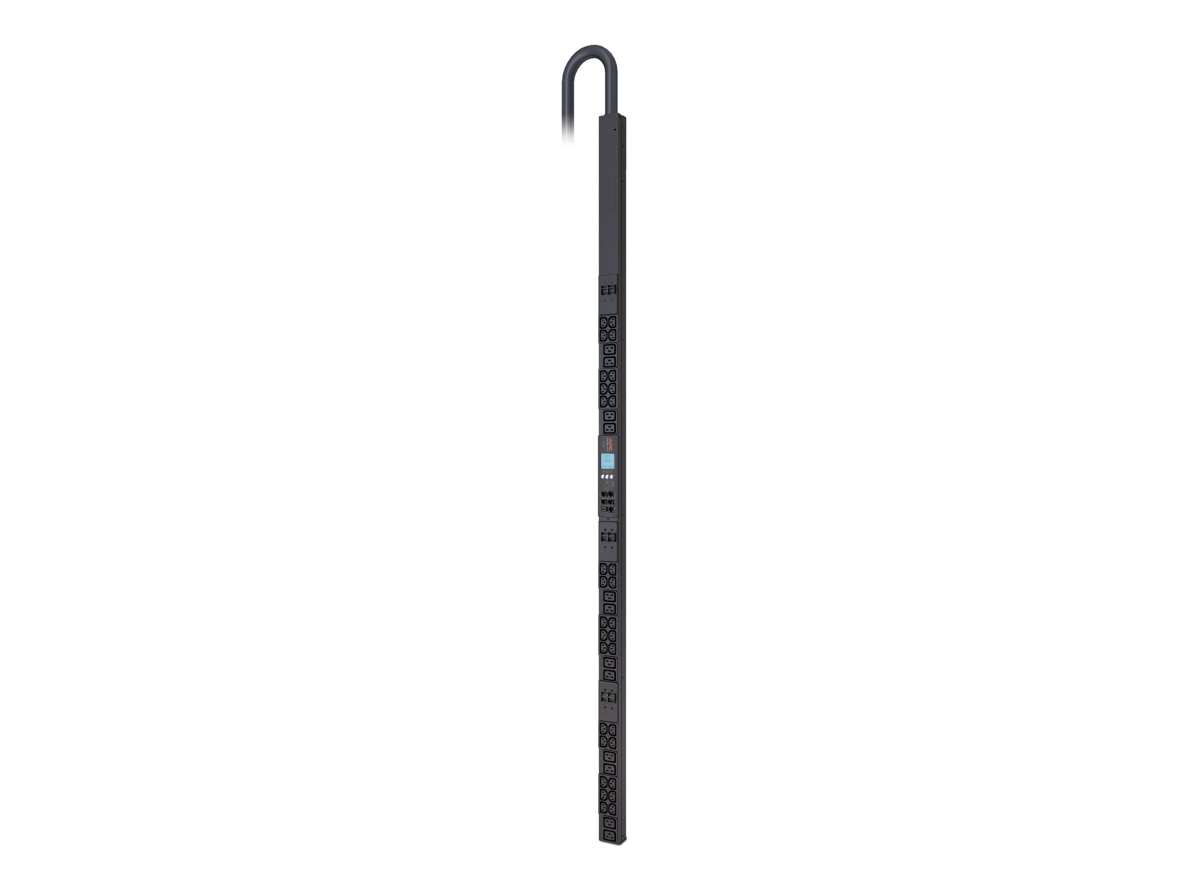 APC Rack PDU 2G Metered ZeroU 17,3kW 240V 30 C13 12 C19 Vorderansicht