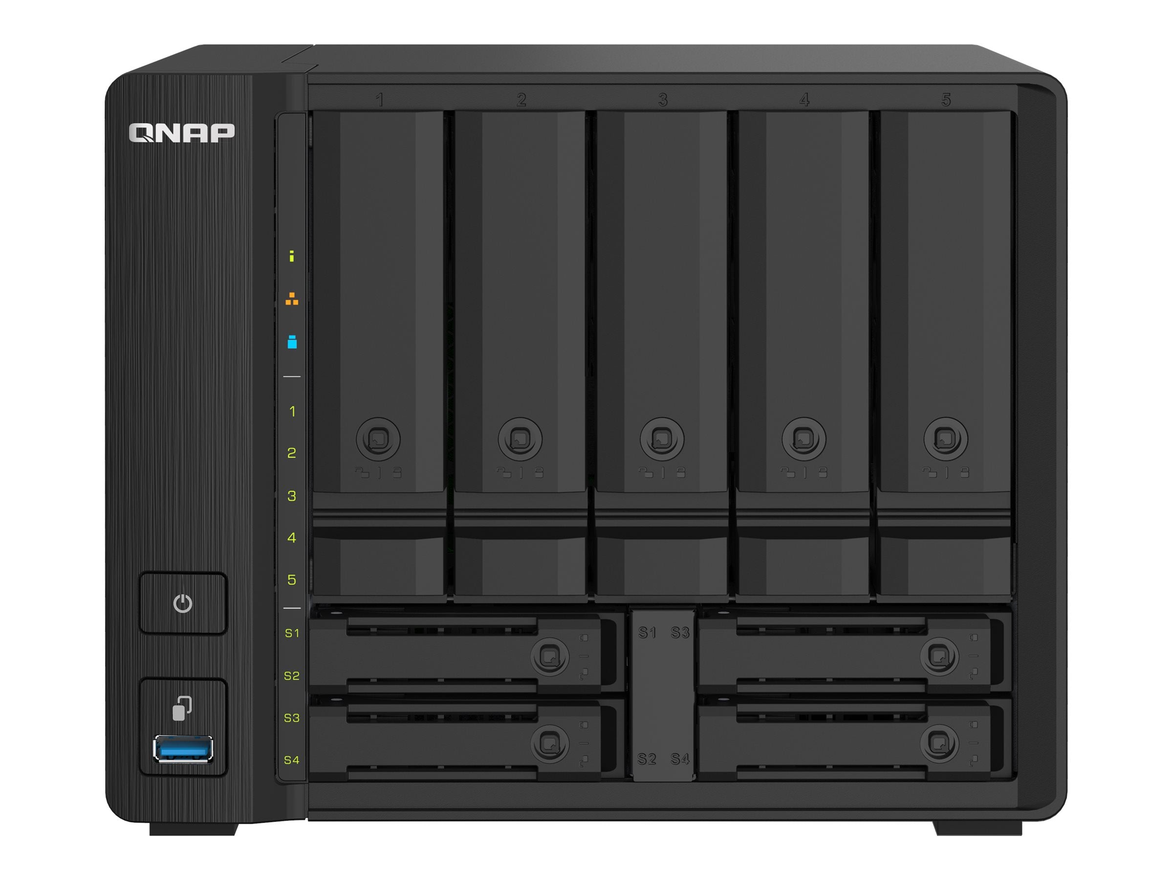 QNAP TS-932PX-4G NAS-Server Vorderansicht