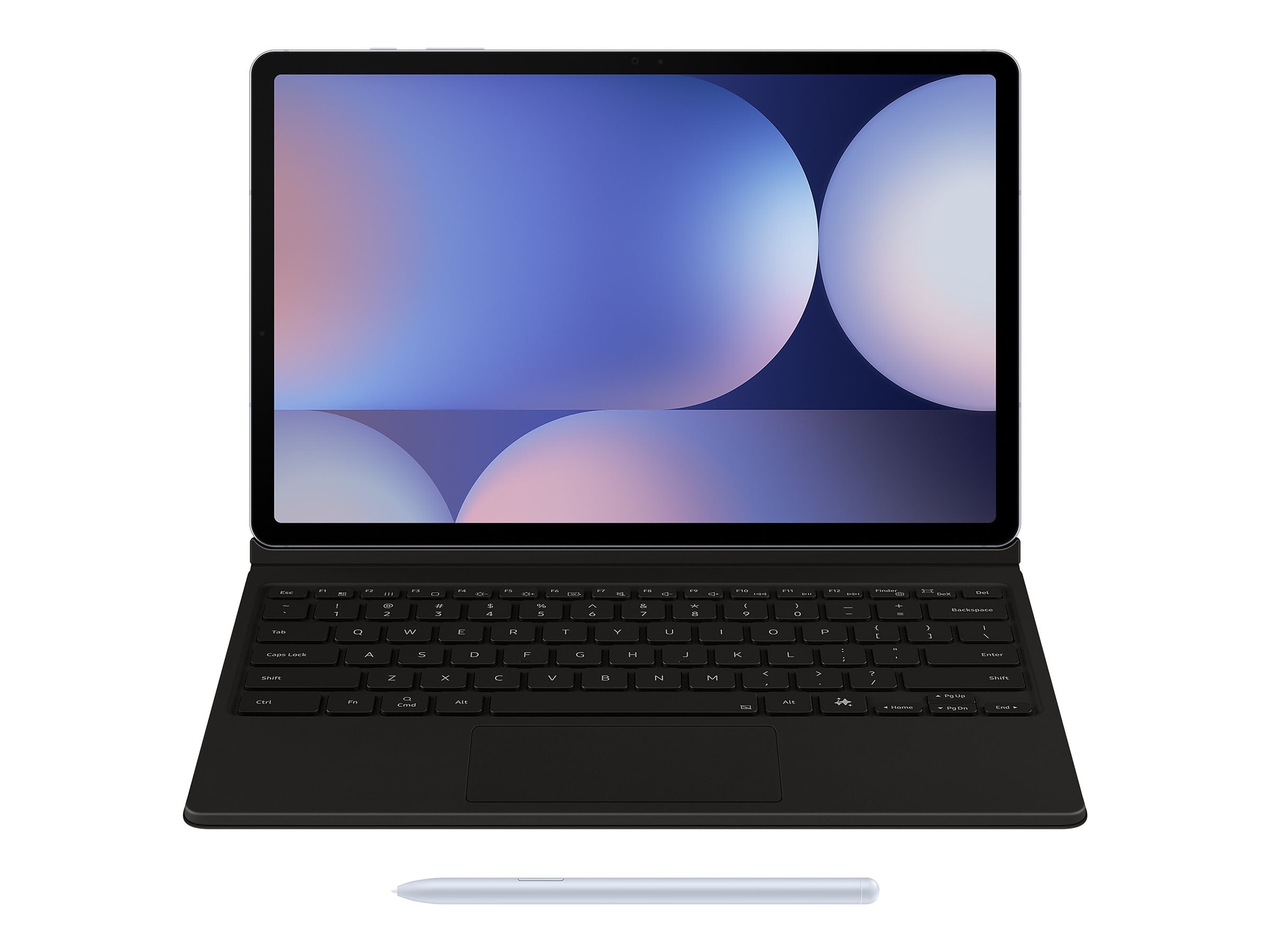 SAMSUNG Book Cover Keyboard für Galaxy Tab S10+ Tab S9+ Tab S9 FE+ Black - Vorderansicht