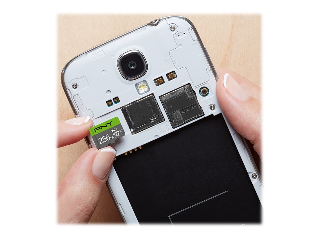 PNY Micro SD Card Elite 256 GB mit SD-Adapter