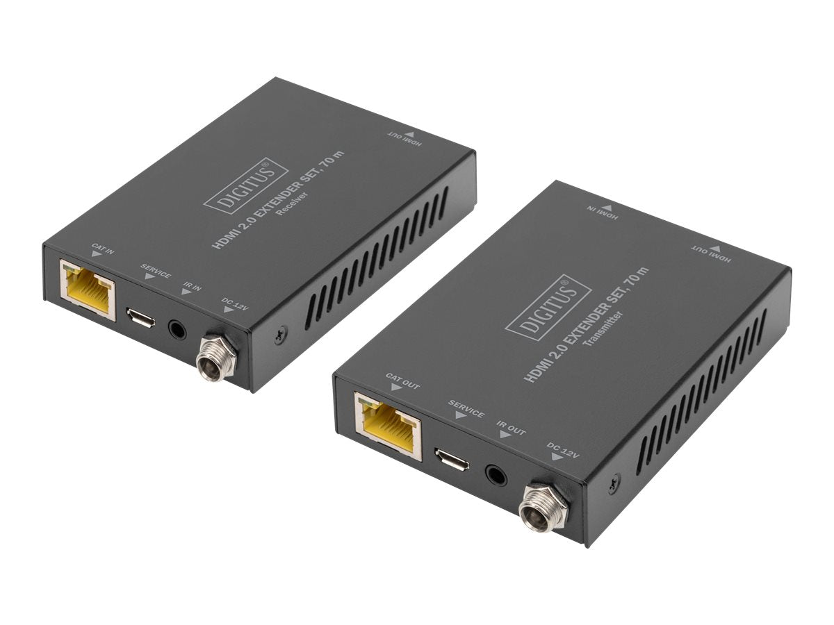 DIGITUS HDMI 2.0 Extender Set 70m Vorderansicht