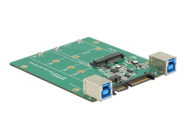 DELOCK Konverter USB 3.1 Gen 2 USB-B / SATA 22 Pin - Detailansicht
