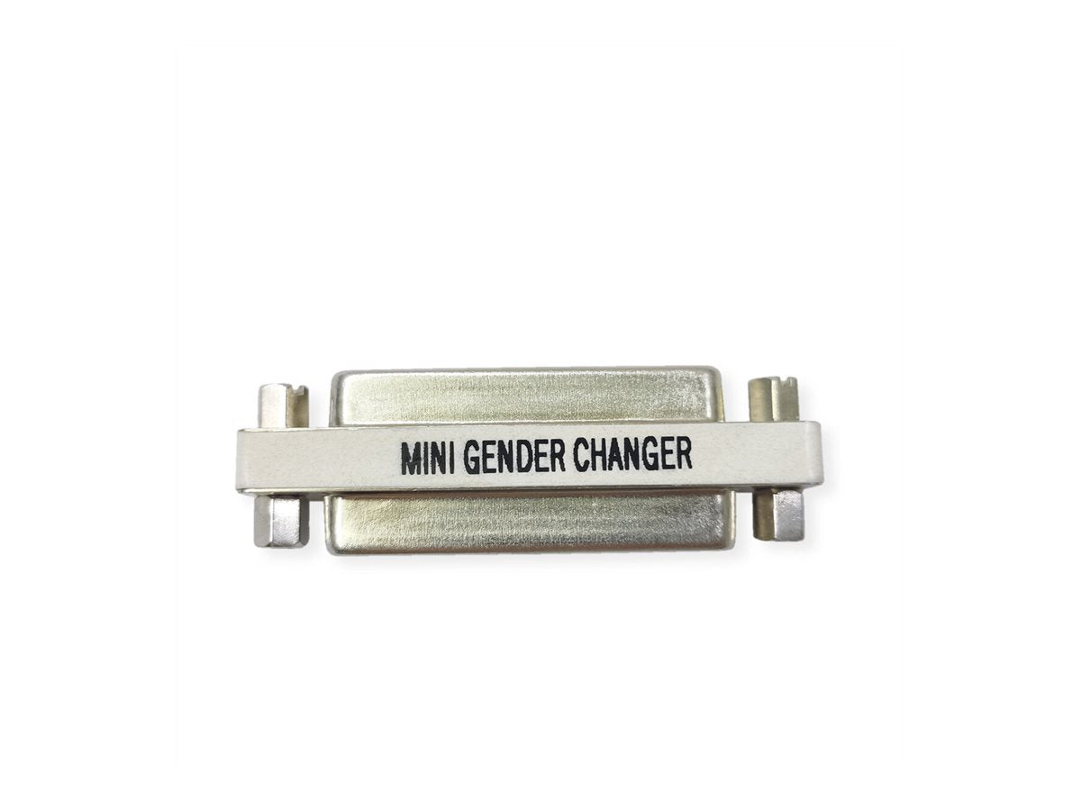 VALUE Mini Gender Changer 25pol. Buchse-Buchse Verpackung