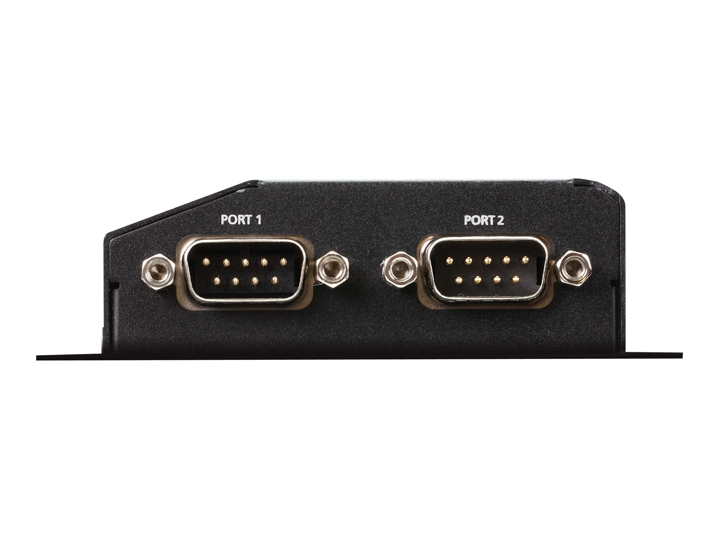 ATEN SN3002P 2-Port RS-232 Secure Device Server PoE Verpackung