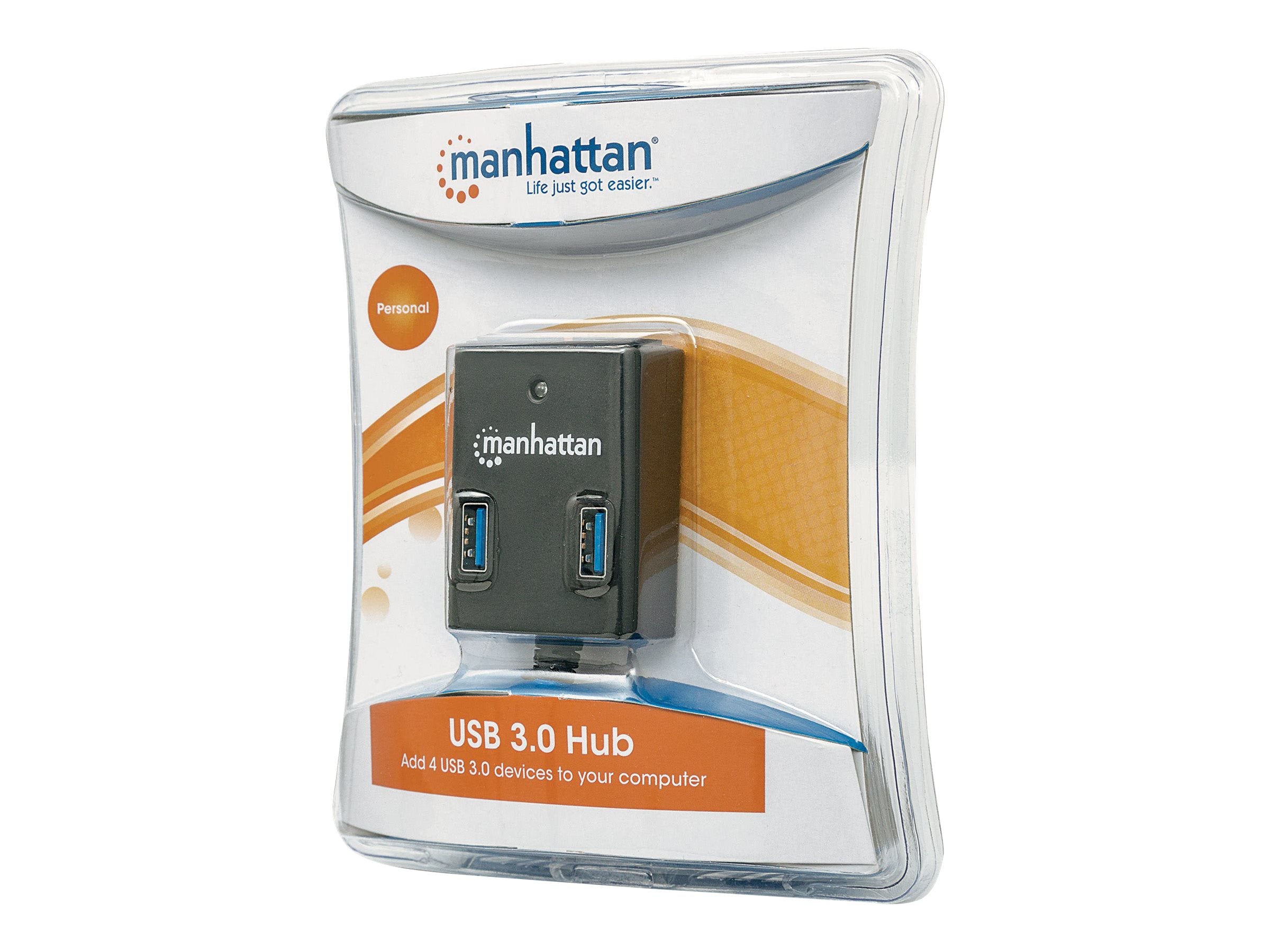 MANHATTAN USB 3.0 Hub 4 Ports Vorderansicht