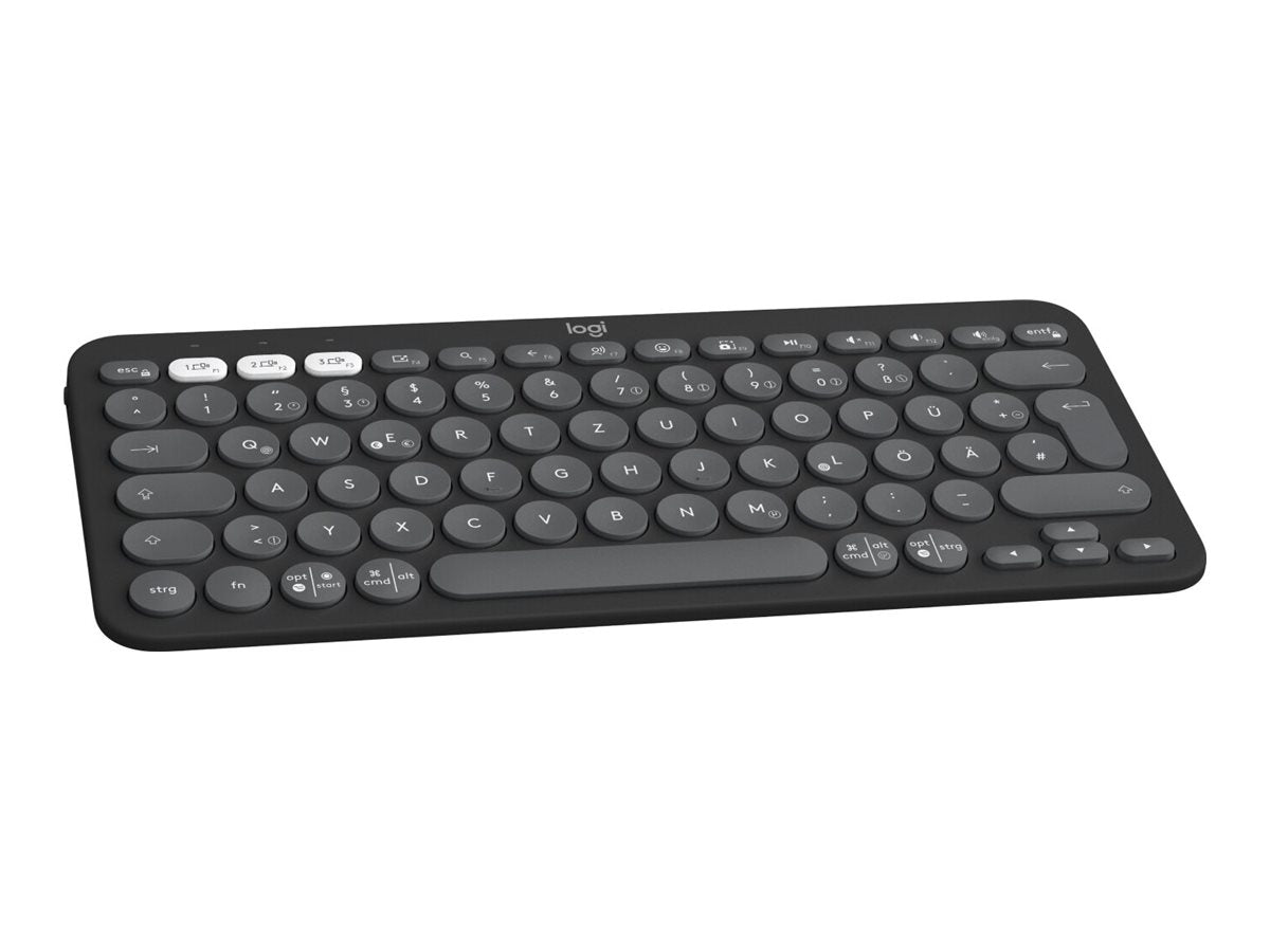 LOGITECH Pebble Keys 2 K380s - TONAL GRAPHITE - (CH) - BT - N/A - CENTRAL-419 - UNIVERSAL