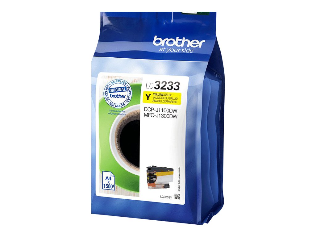 BROTHER LC3233Y Tintenpatrone Gelb Detailansicht