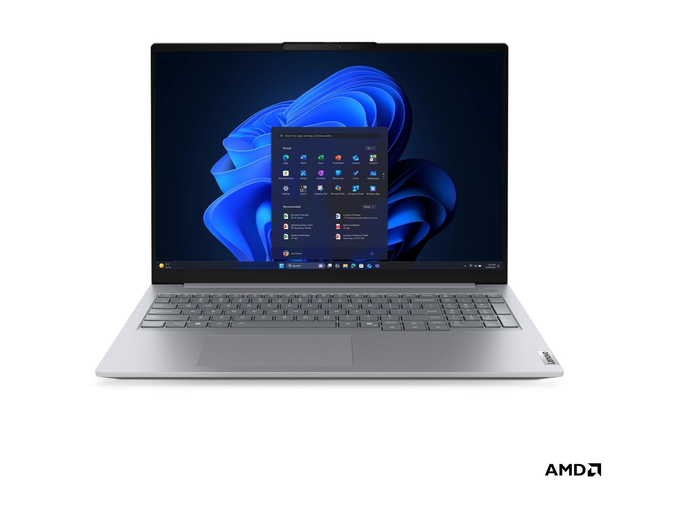 LENOVO ThinkBook 16 G9 Notebook Vorderansicht