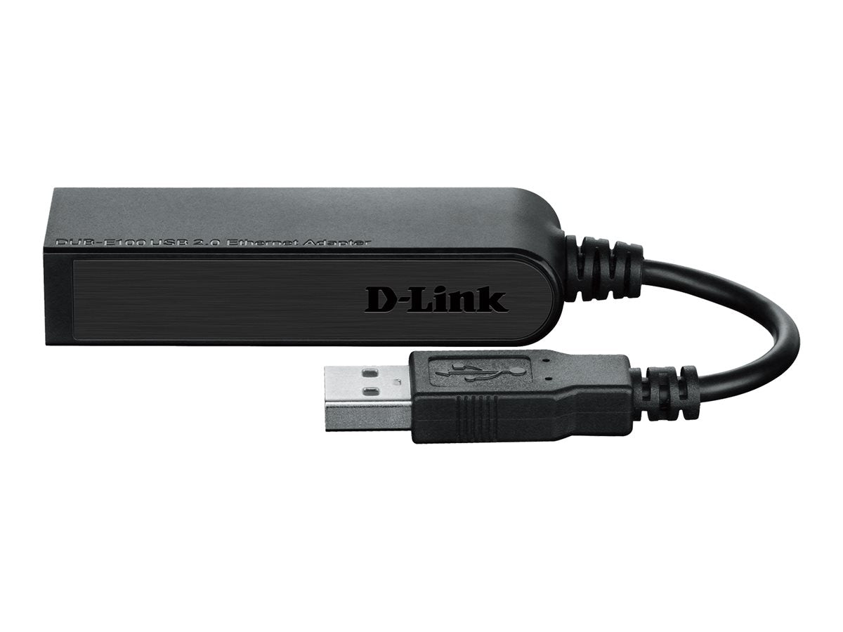 D-LINK DUB-E100 Hi‑Speed USB 2.0 Fast Ethernet Adapter Vorderansicht