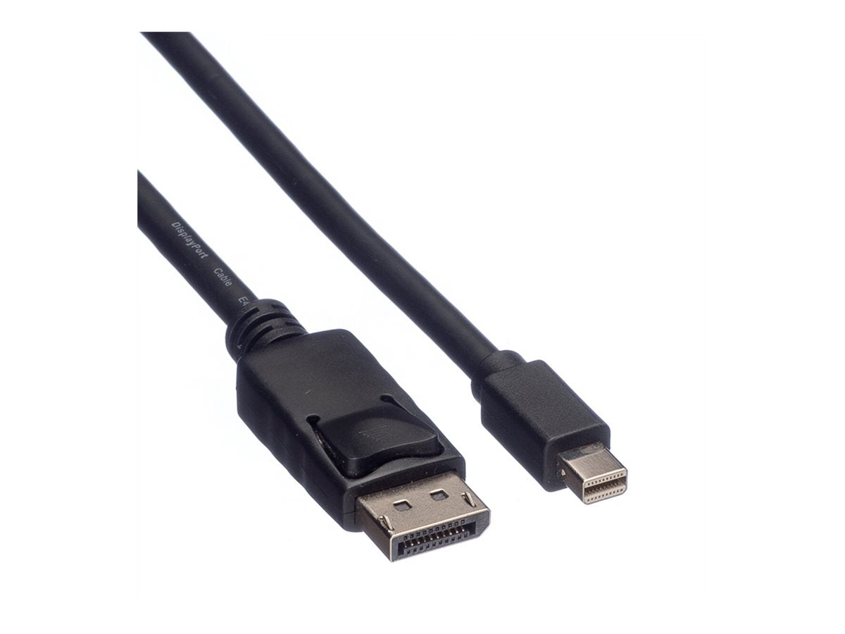 ROLINE GREEN DisplayPort Kabel DP ST - Mini DP ST TPE schwarz 3m Verpackung