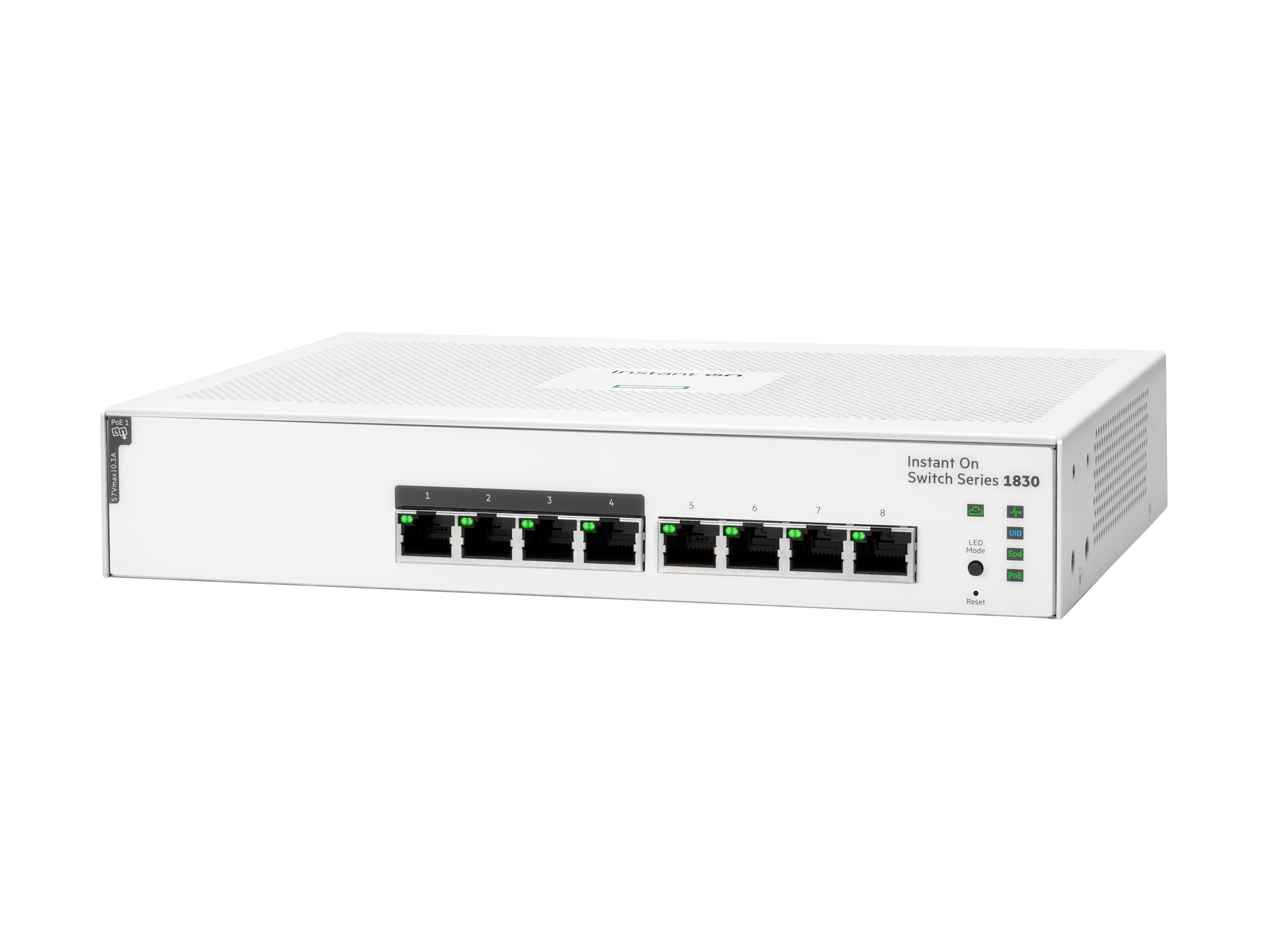 ARUBA HPE Networking Instant On Switch 8p Detailansicht