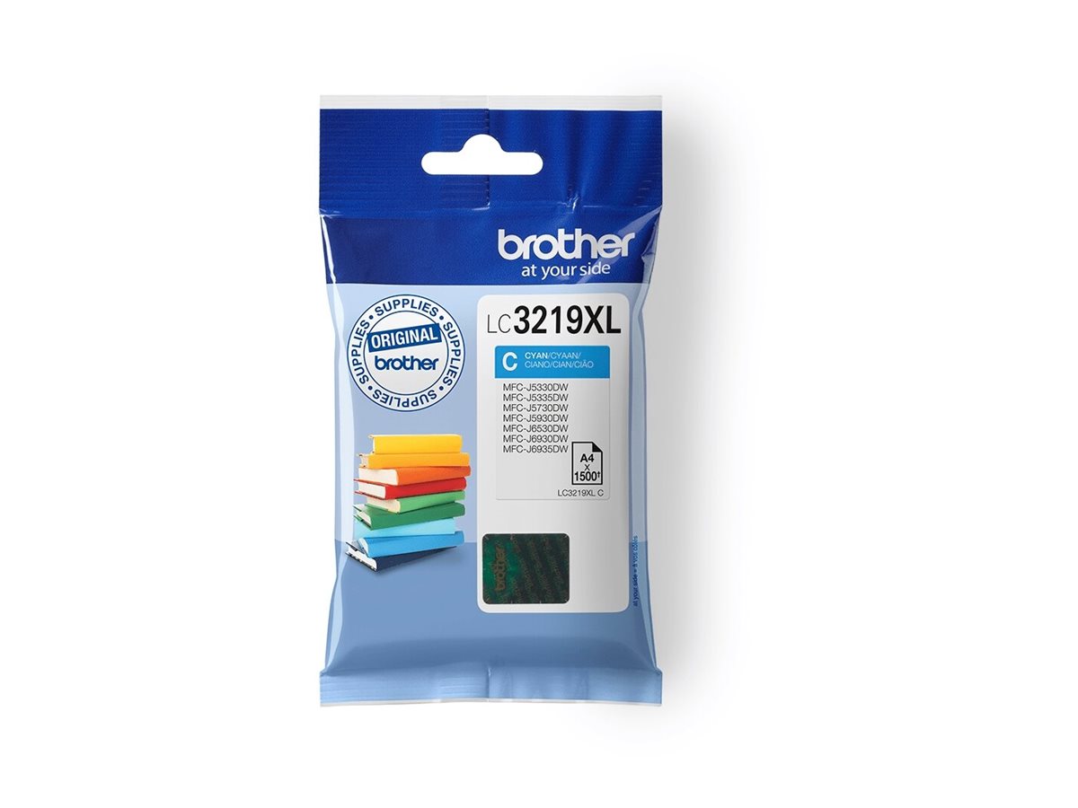 BROTHER LC-3219XLC Tinte Cyan Vorderansicht