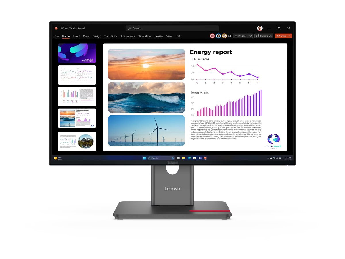 LENOVO ThinkVision P24Q-40 Monitor Vorderansicht