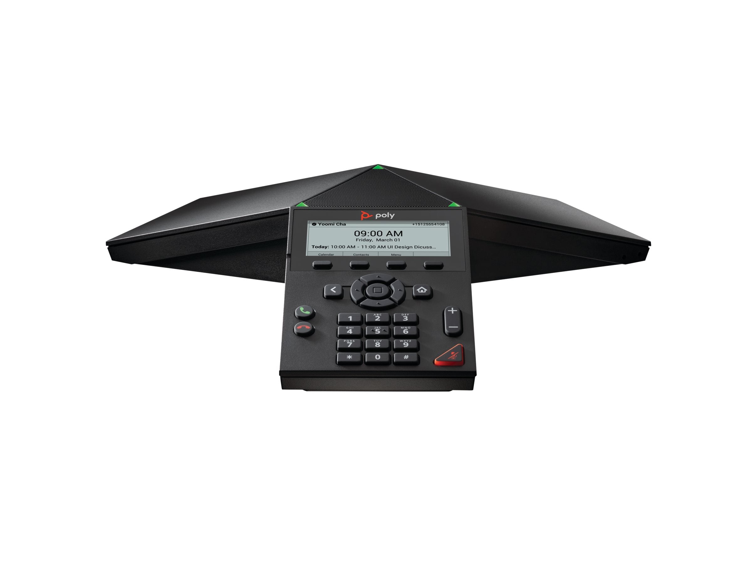 HP Poly Trio 8300 VoIP-Konferenztelefon Vorderansicht