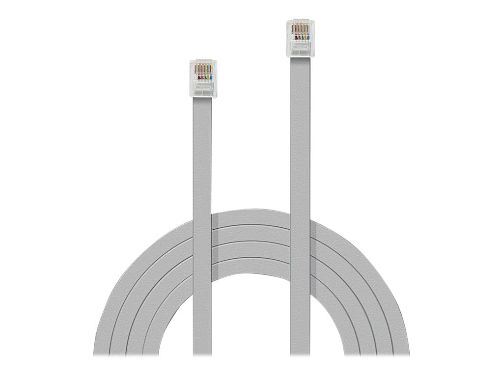 LINDY RJ-12 Kabel 6/6 3m Vorderansicht