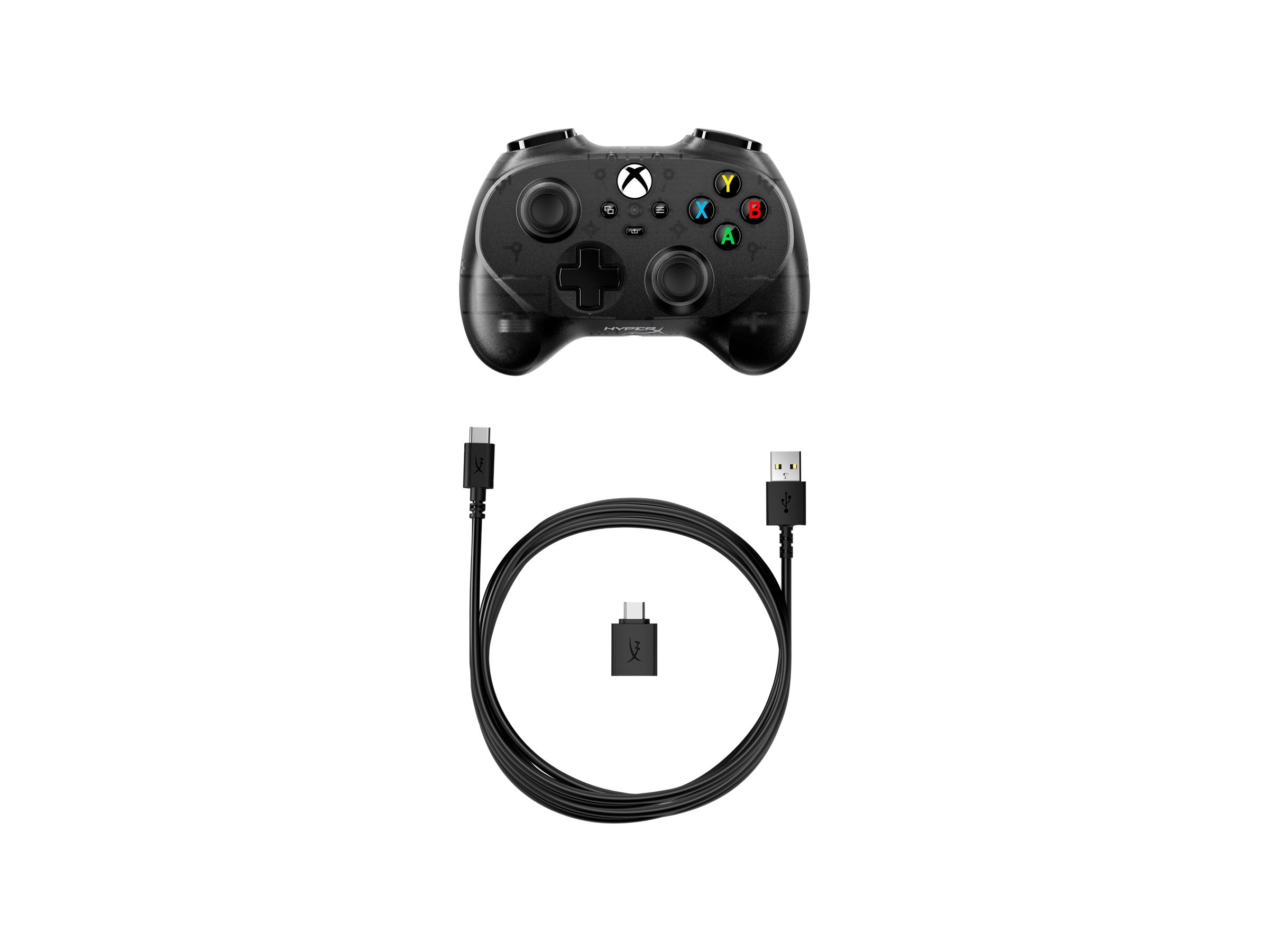 HP HyperX Clutch Tanto Mini Wired Gaming Controller Vorderansicht