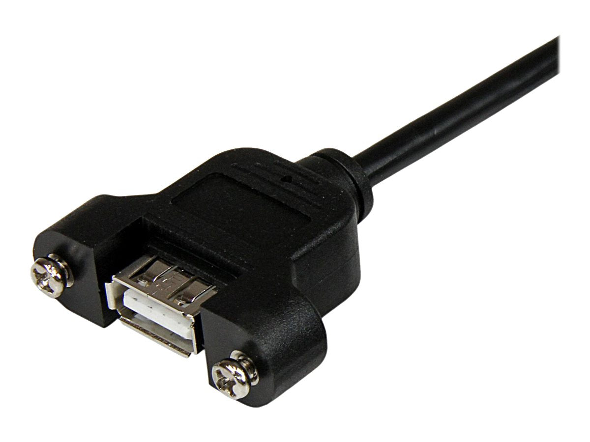 STARTECH.COM 3ft Panel Mount USB Cable A to A - F/M Vorderansicht