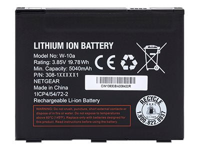NETGEAR AirCard Mobile Hotspot Lithium Ion Replacement Battery Seitenansicht